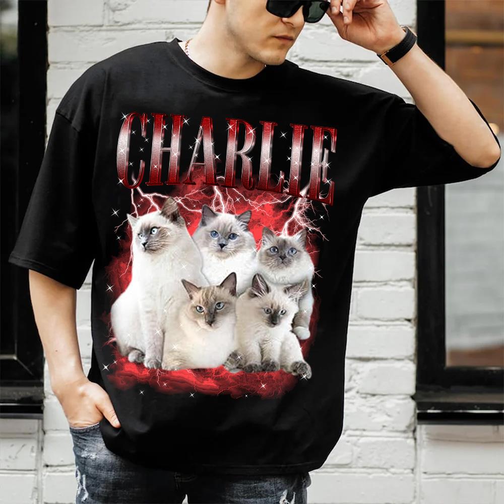 Custom Your Own Bootleg Rap Shirts for Boyfriend Girlfriend Face Shirt with Photo Gift for Him Her Pet Lovers Nh00