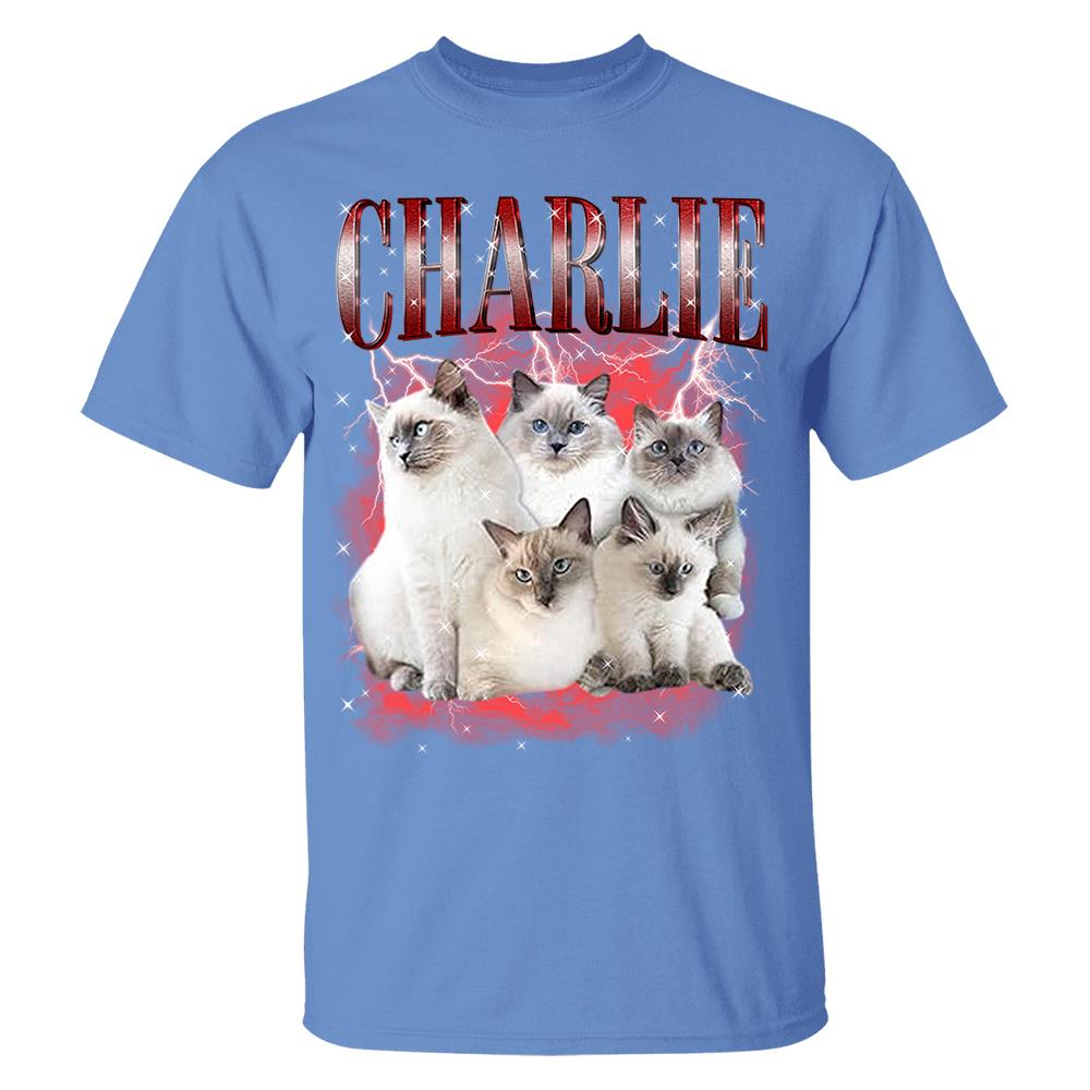 Custom Your Own Bootleg Rap Shirts for Boyfriend Girlfriend Face Shirt with Photo Gift for Him Her Pet Lovers Nh00