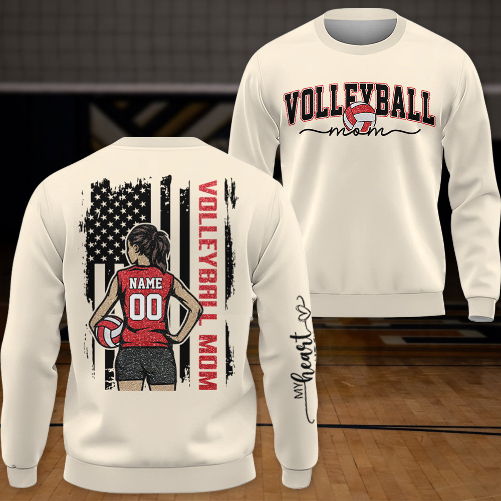 Volleyball Mom - I'll Always Be Your Biggest Fan Personalized Shirt For Volleyball Family T1807 Hv01