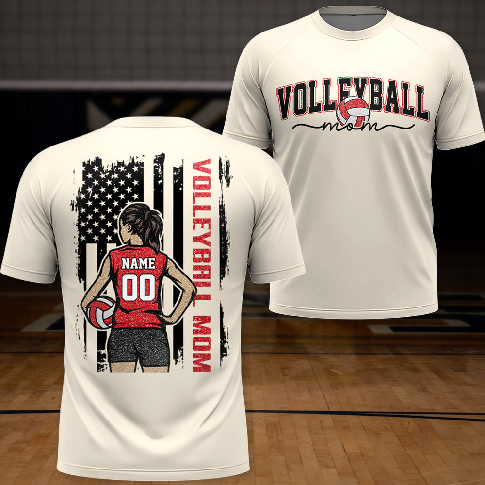 Volleyball Mom - I'll Always Be Your Biggest Fan Personalized Shirt For Volleyball Family T1807 Hv01