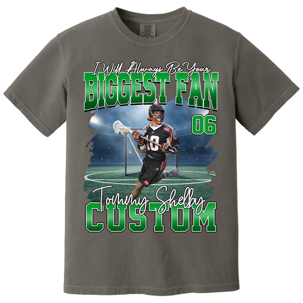 I Will Always Be Your Biggest Fan Personalized Shirt Custom Your Photo Gift For Baseball Player Vr2 Na02 Hv01