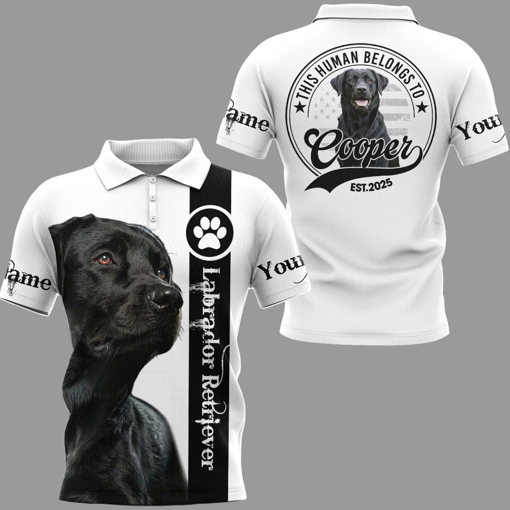 This Human Belongs To, Personalized Shirt, Gift For Dog Lover T1807 Do99