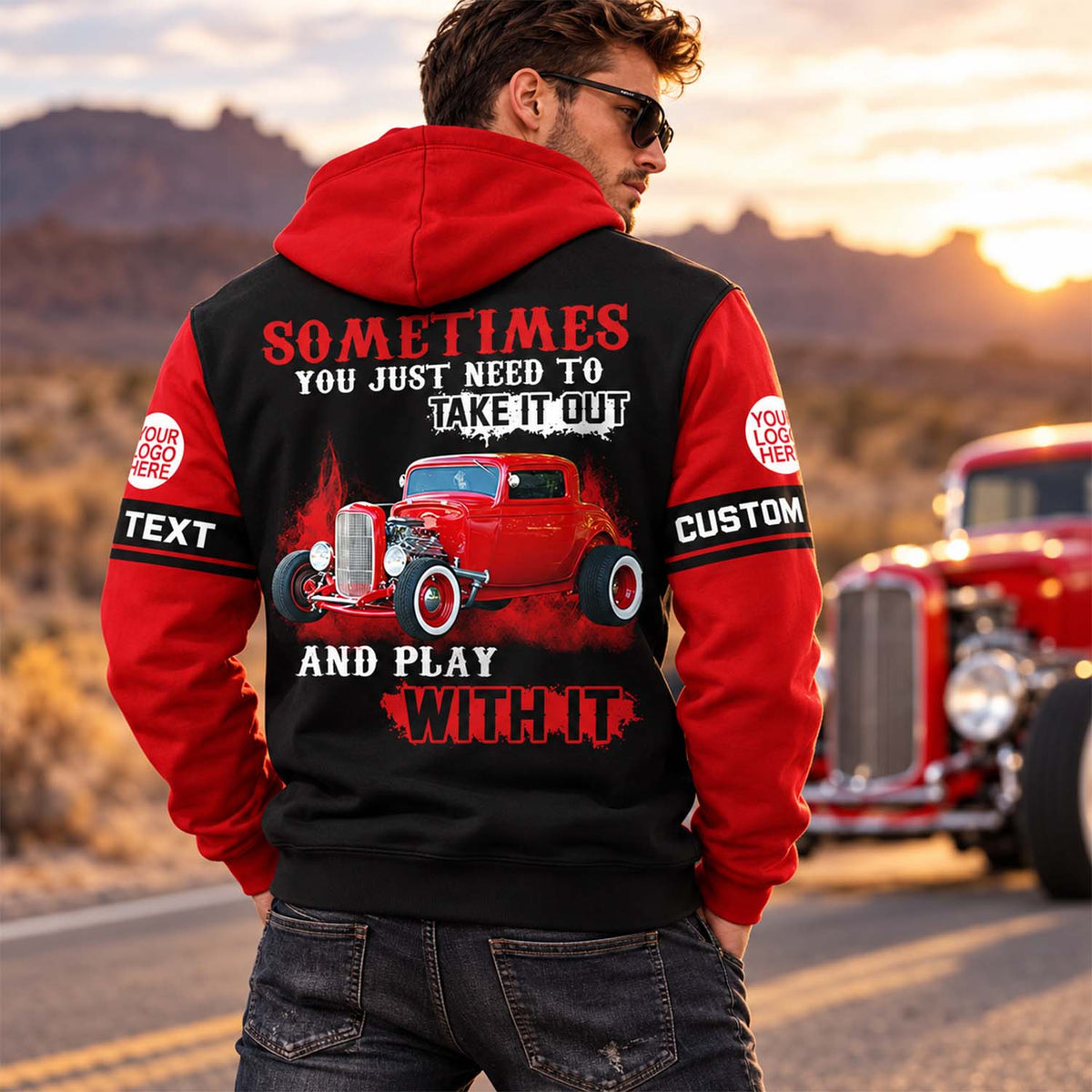 Take It Out & Play - Personalized Muscle Car Photo All Over Print Shirts - Gift For Car Lovers A2110 Pt99 KL07