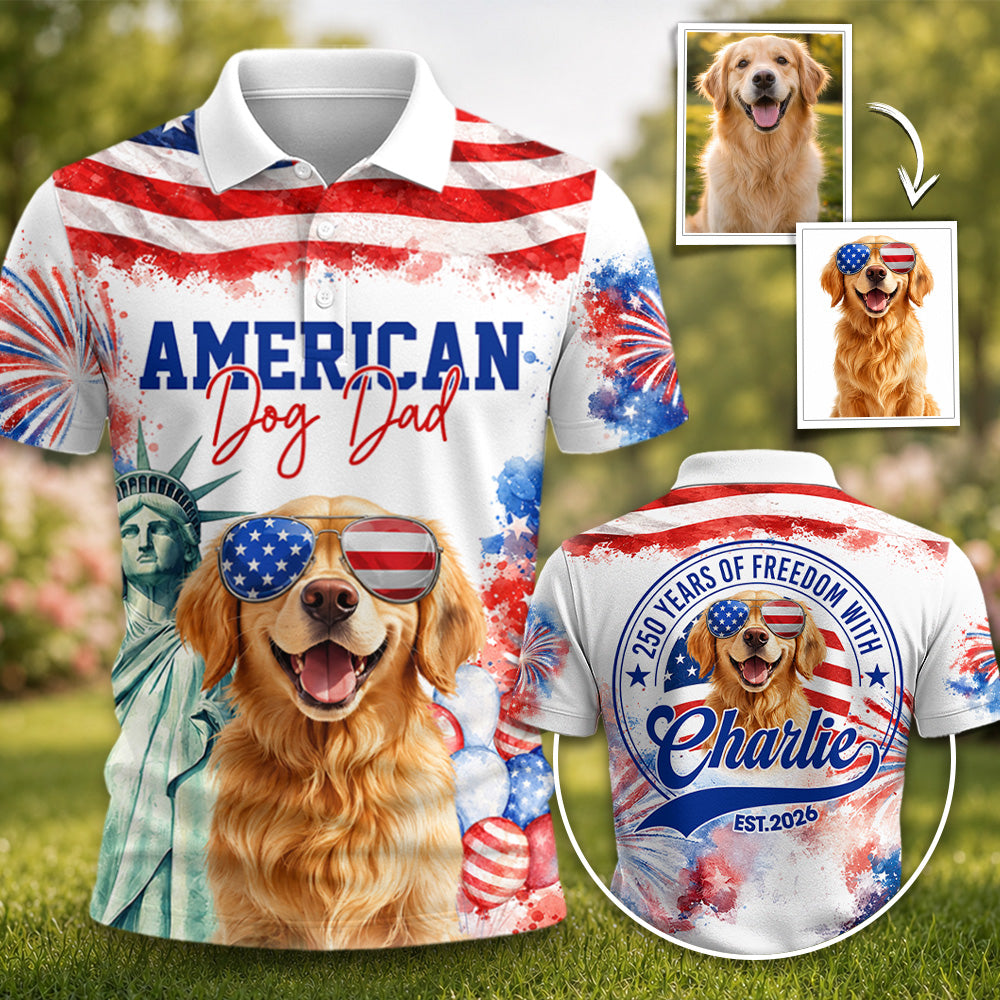 Personalized American Dog Dad Dog Mom Shirt Gifts For Dog Lovers T1807 Hv01