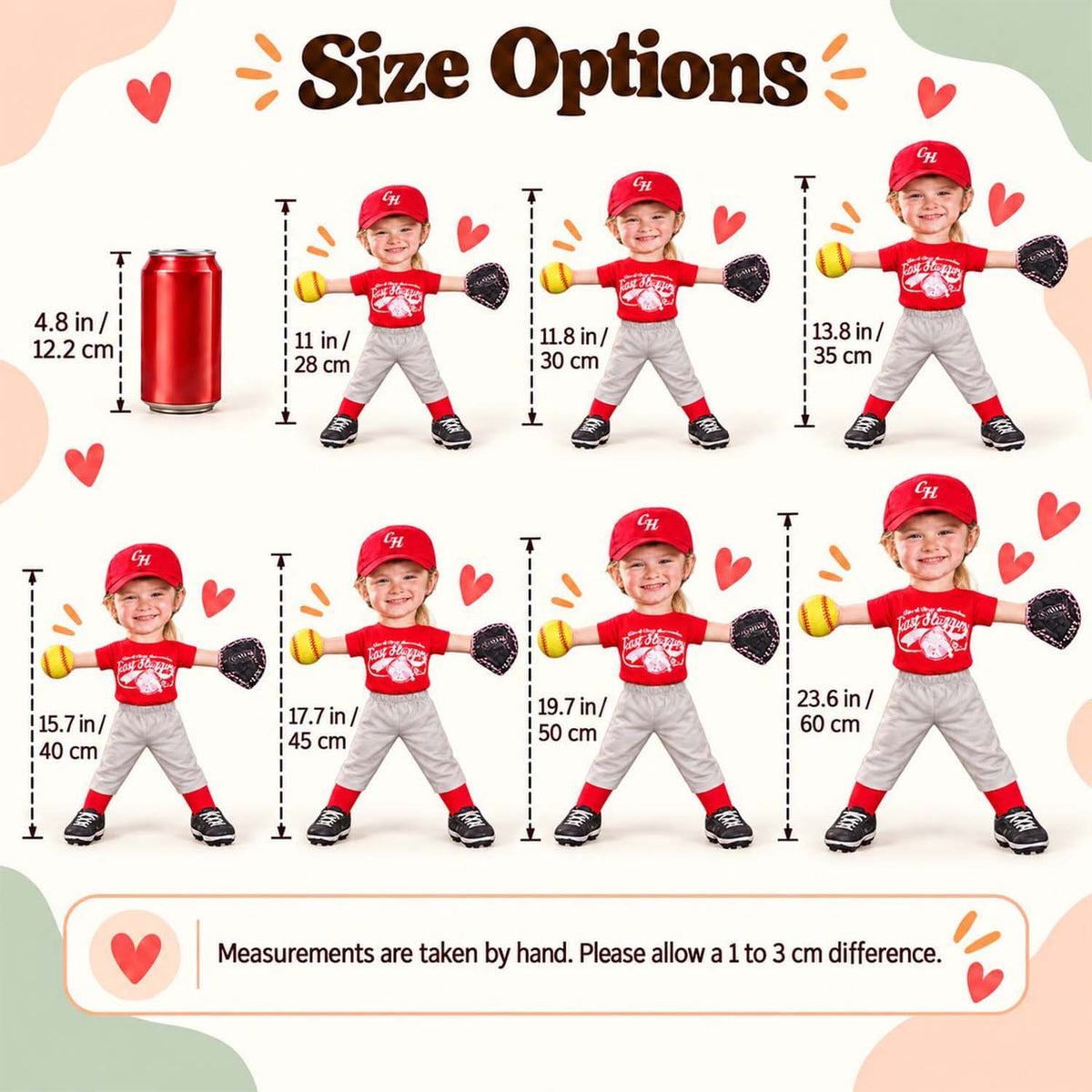 Personalized Softball Squishy Toy Poseable Plush Doll, Funny Gift For Sport Lovers NA04 Pt99 DH09