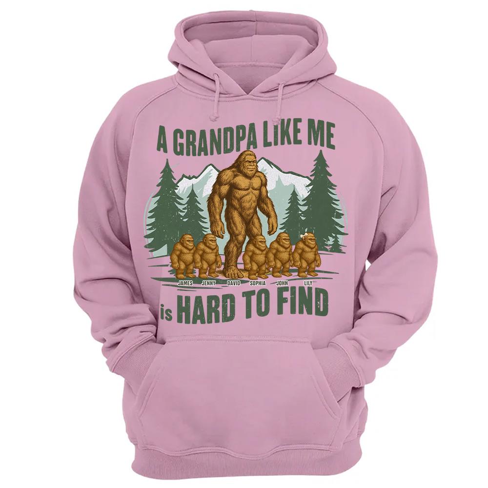 Retro Funny Bigfoot Dad Shirt, Funny A Dad Like Me Is Hard To Find T-Shirt, Popular Fathers Day Shirt, Fathers Day Gift, Cool Dad Gift Hv01