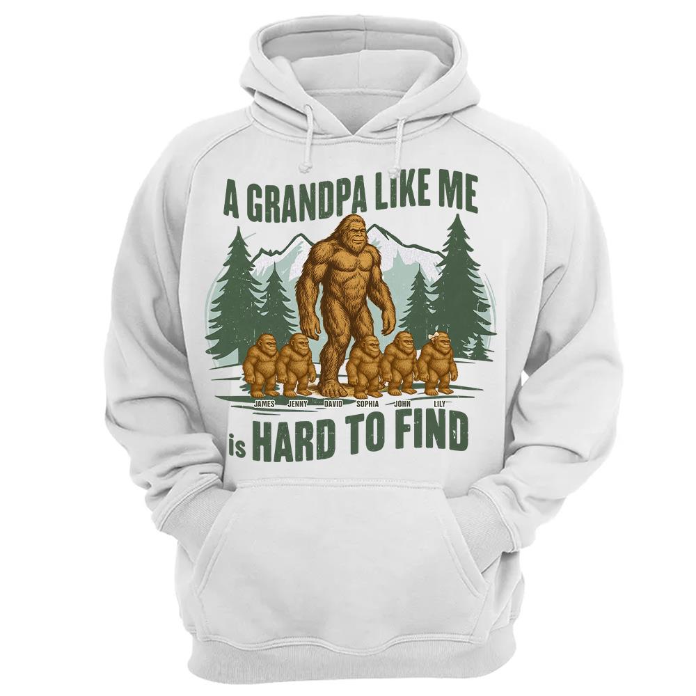 Retro Funny Bigfoot Dad Shirt, Funny A Dad Like Me Is Hard To Find T-Shirt, Popular Fathers Day Shirt, Fathers Day Gift, Cool Dad Gift Hv01