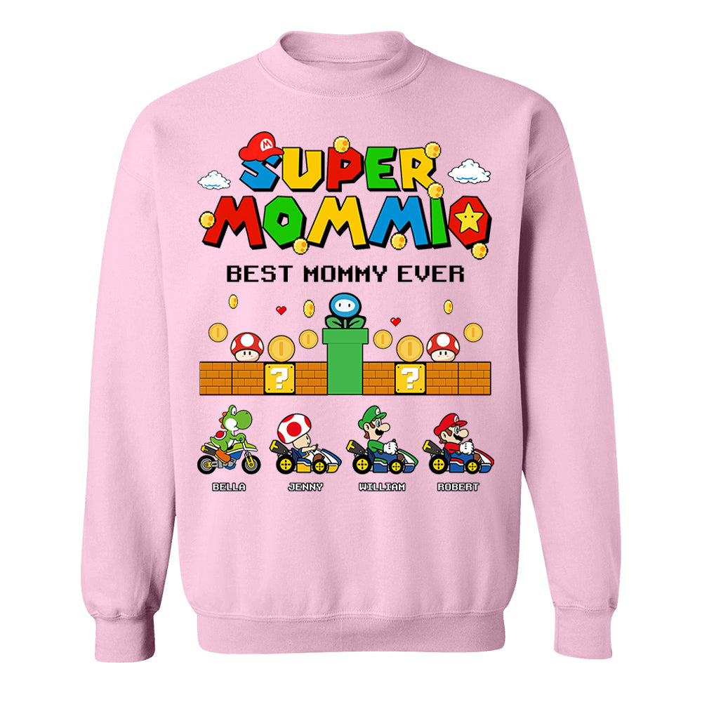 Customized Super Mummio Retro Gaming, Mario Character Shirt, Mother's Day Gift L0411 Li29