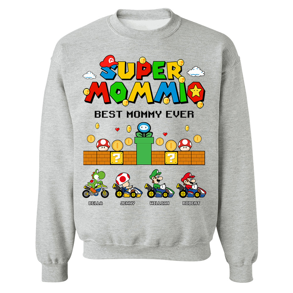 Customized Super Mummio Retro Gaming, Mario Character Shirt, Mother's Day Gift L0411 Li29