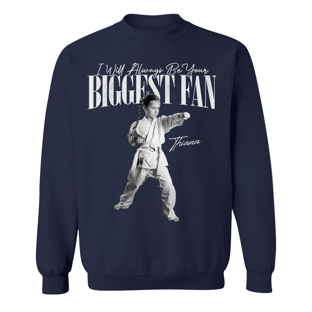 I'll Always Be Your Biggest Fan - Washed Tee Retro Bootleg Shirt For Karate Lovers T1807