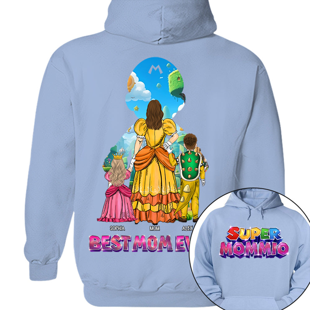 Personalized Best Mom Ever Shirt, Gift For Mommio,  Mother's Day L0411