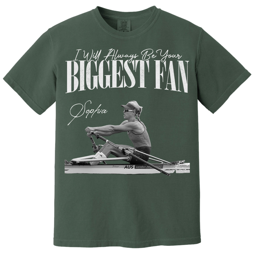 I'll Always Be Your Biggest Fan - Washed Tee Retro Bootleg Shirt For Rowing Players NA02