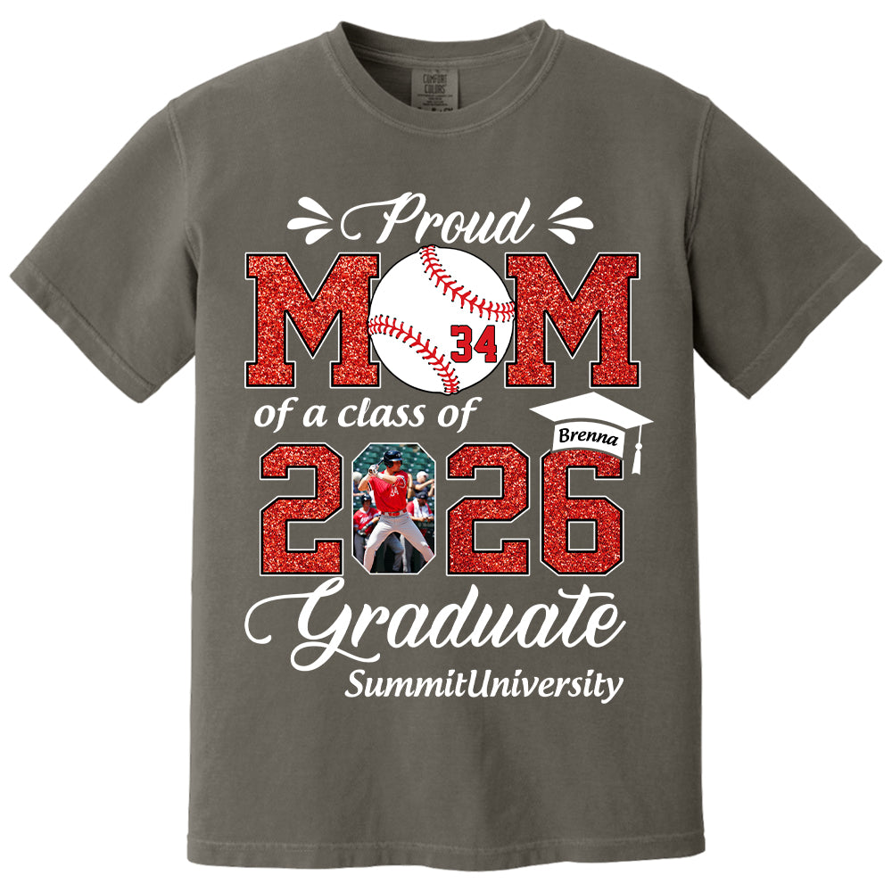 Personalized Baseball Graduation Shirt Class of 2026 Custom Senior Shirt Family Graduation Gift Baseball Senior 2026 Shirt Na02 T24