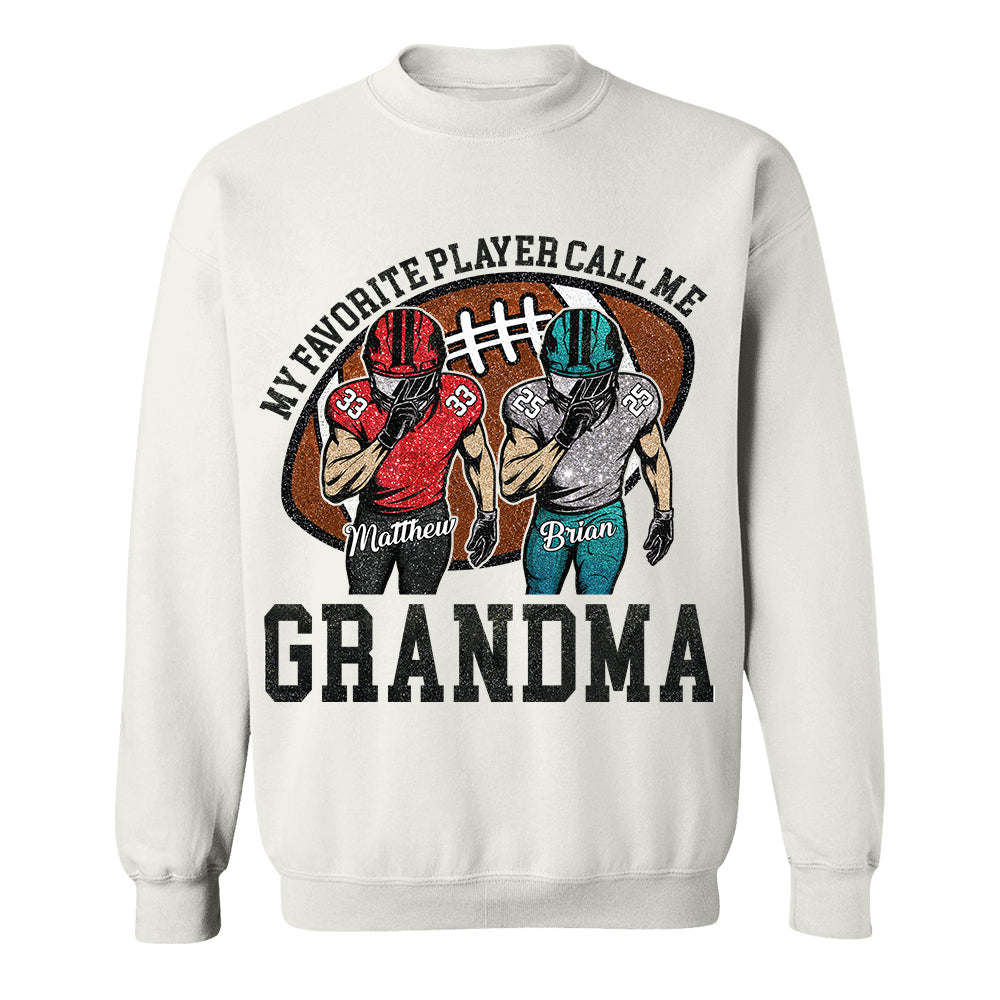 My Favorite Player Call Me Mom Grandma Personalized Football Mom Grandma Shirt Gift For Sport Family T1807 TH23