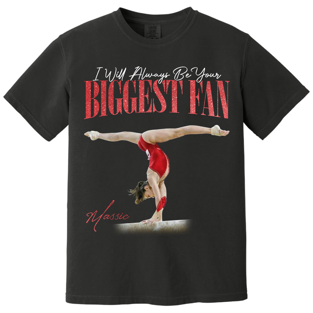 Custom Photo Gymnast Shirt - Gymnastics Mom, Dad, Family Shirt A2110 Pt99