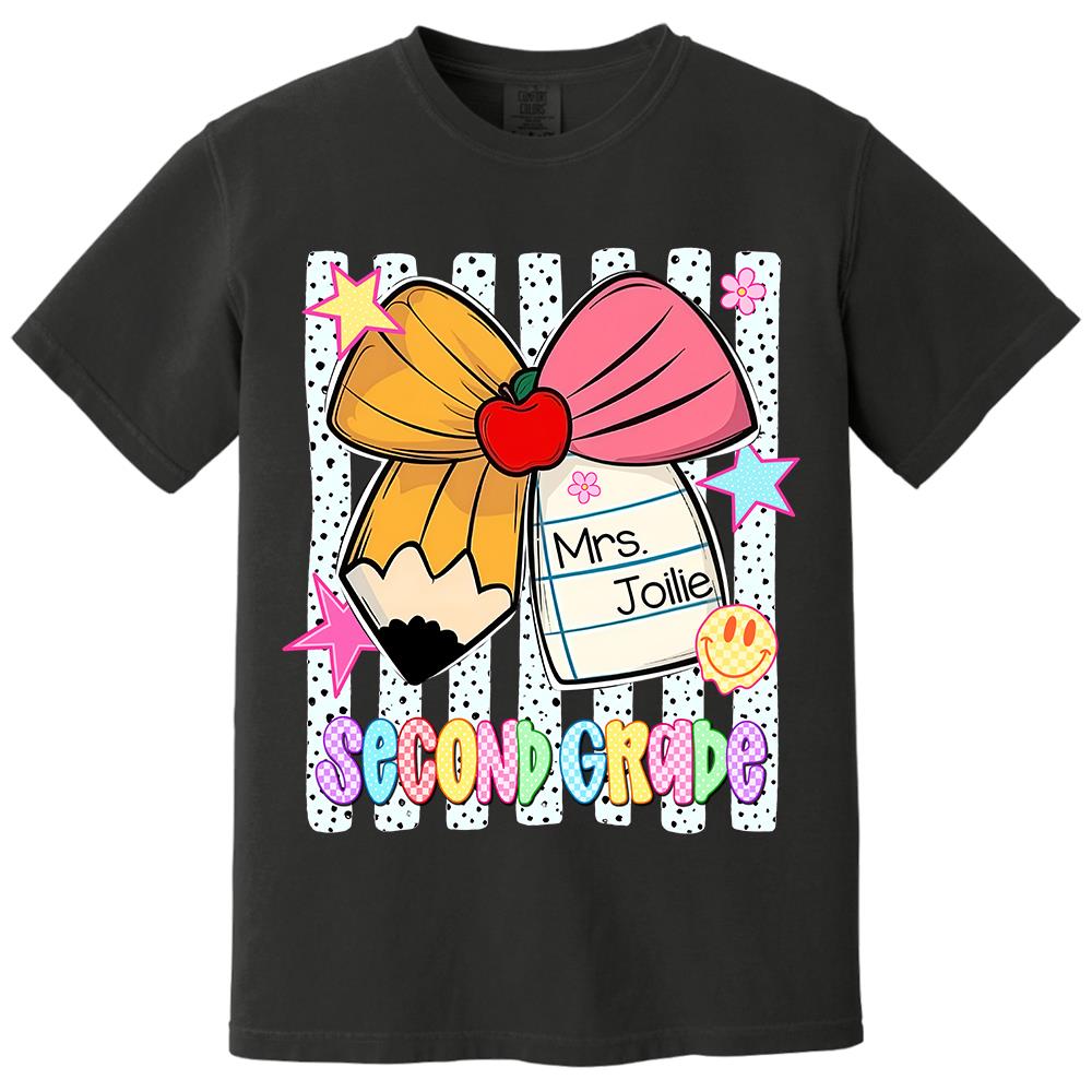 Custom Back to School Custom Shirts, Pre K to 5th Grade L0411 Hv01
