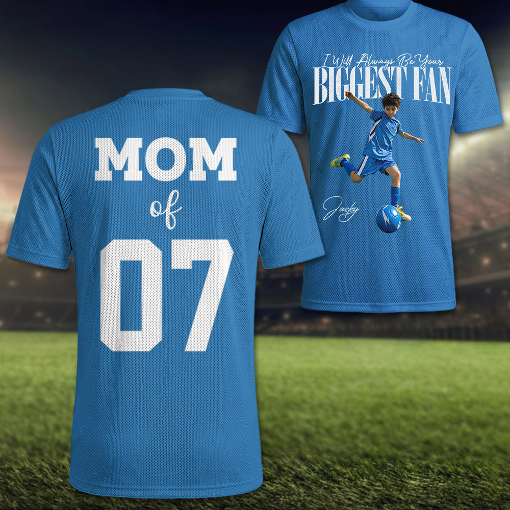 Custom Photo Soccer Game Day - Personalized Soccer Jersey Gift for Soccer Family, Soccer Lovers A2110 Li29