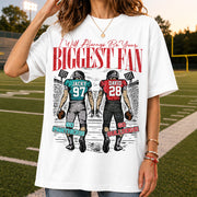 I'll Always Be Your Biggest Fan Personalized Football Shirt NA04 T24