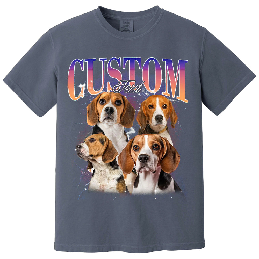 Comfort Colors Custom Bootleg Rap PET Shirt, Custom Pet, Personalized Pet Tee, Dog Bootleg Shirt, Your Own Bootleg Your Design Custom Design