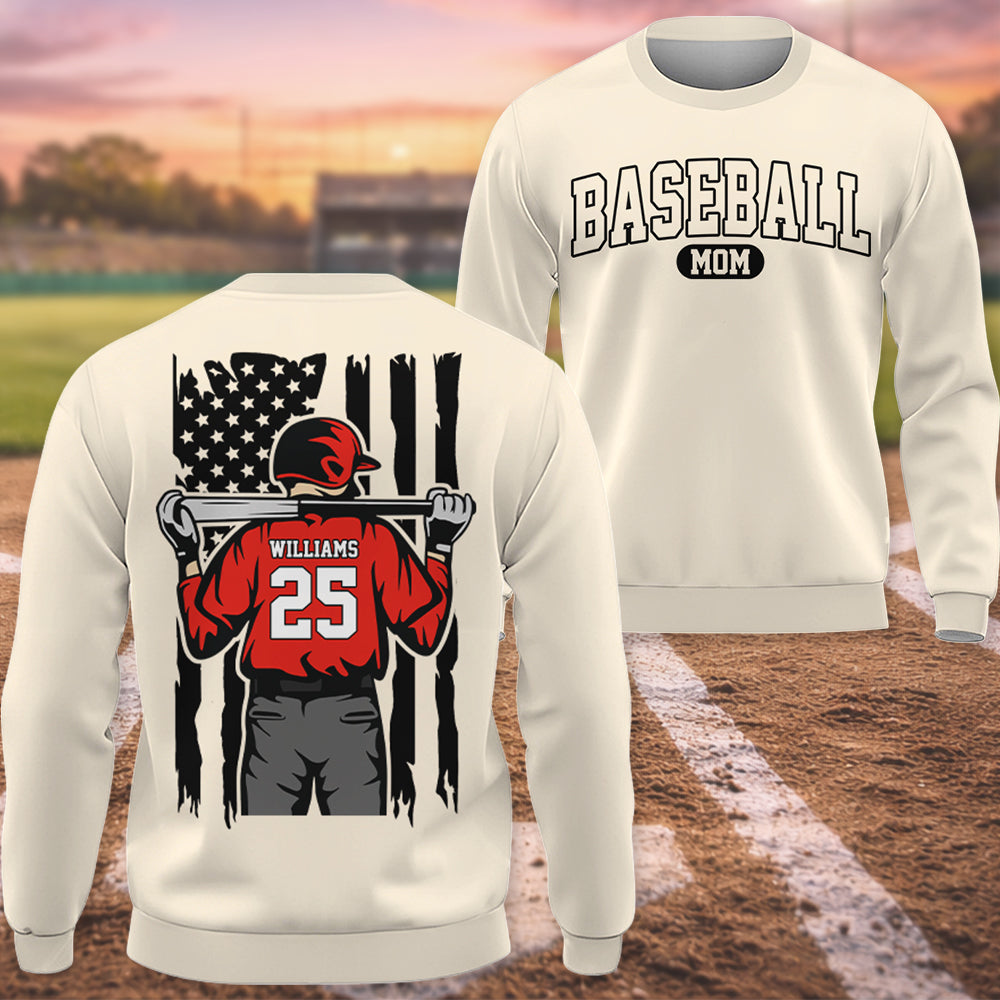 Baseball Mom - I'll Always Be Your Biggest Fan Personalized Shirt For Baseball Family NA02 Hv01