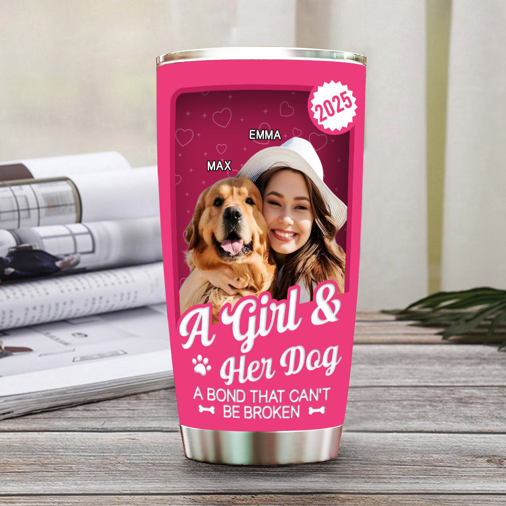 Custom Toy Box Tumbler - Personalized Birthday Gifts For Dog Lovers, Dog Dad And Mom T1807 Li29