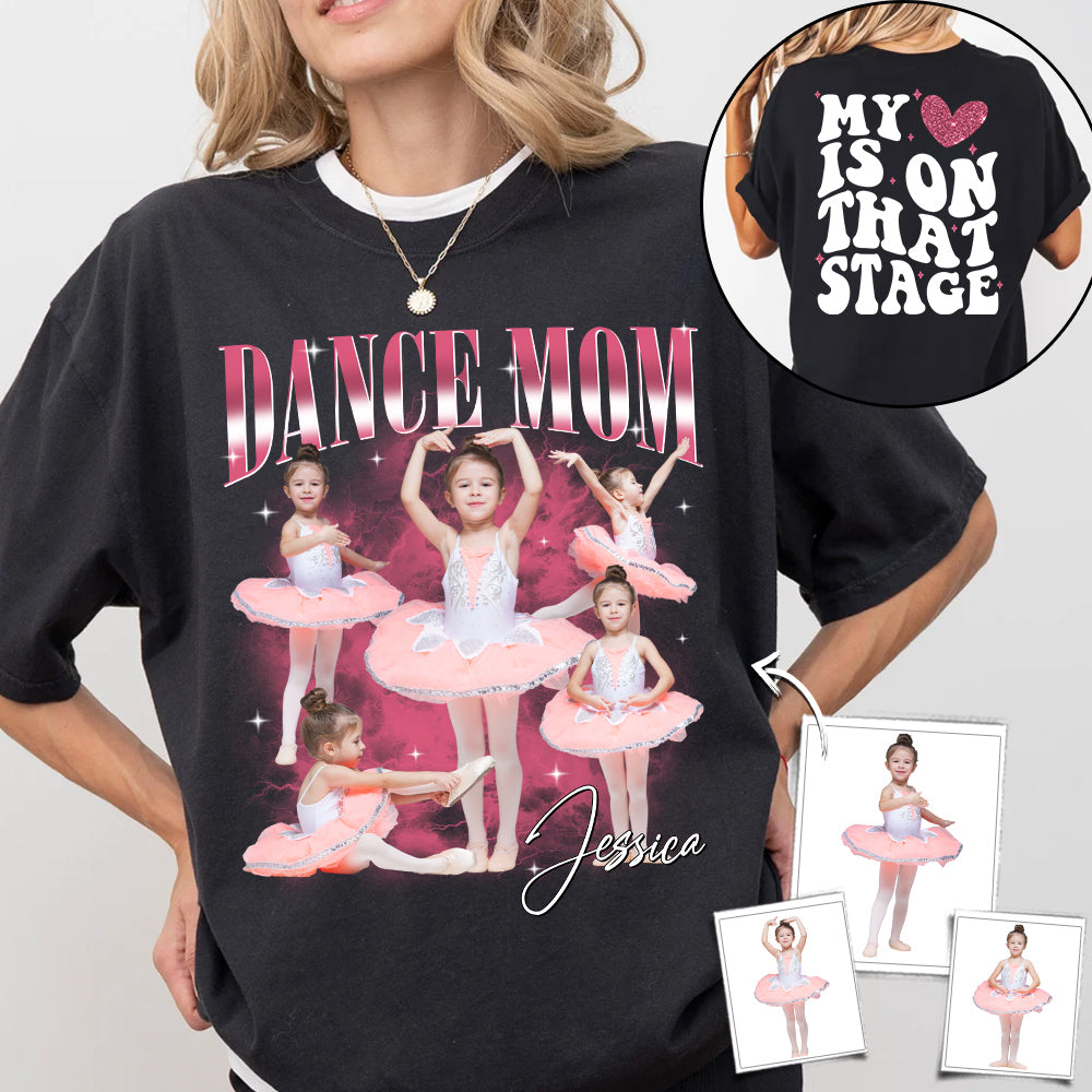 Dance Mom - Personalized Shirt For Dancing Lovers Custom Photos Shirt For Family NA04