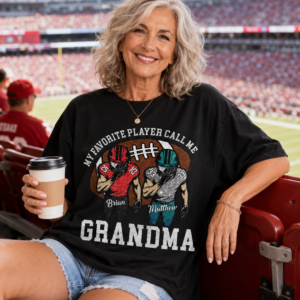 My Favorite Player Call Me Mom Grandma Personalized Football Mom Grandma Shirt Gift For Sport Family T1807 TH23
