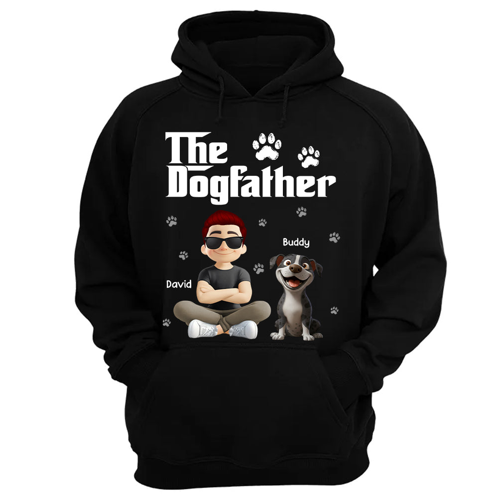 The Dogfather Dogmother - Personalized Shirt - Gift For Dog Lovers T1807 Hv01