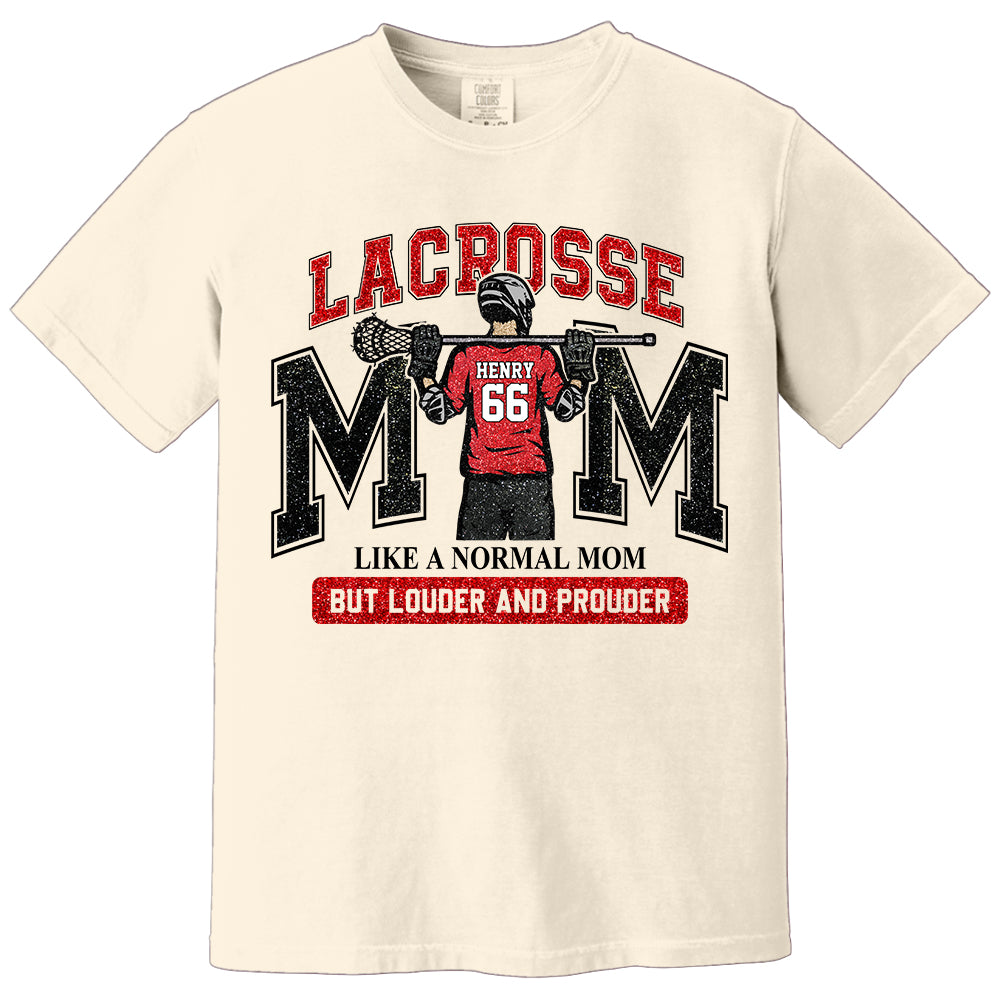 Personalized Lacrosse Mom Shirt, Custom Lacrosse Sports Mom Nickname Shirt, Gift For Sports Family T1807 TH23
