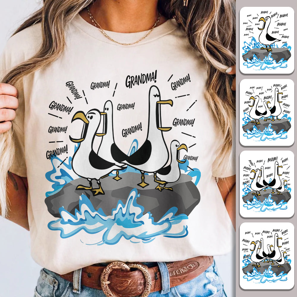 Trending Personalized Seagull Mom Mom Mom - Personalized Shirt - Funny Mother's Day Gift For Mom 