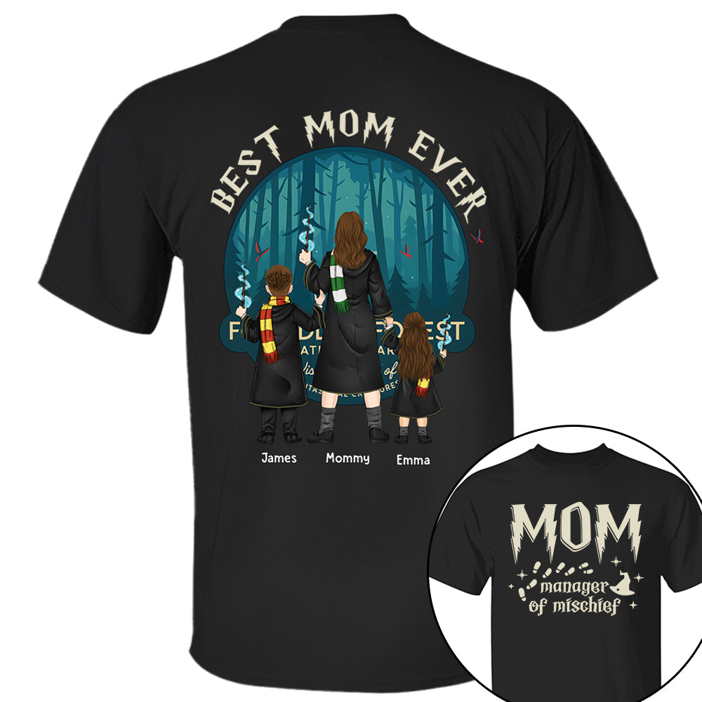Custom Mom Manage Of Mischief Magical Mom Shirt - N3005 VH01
