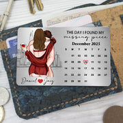 The Day I Found My Missing Piece – Personalized Card Custom Christmas Gift for Girlfriend, Couple, Valentine’s Day, Anniversary NA02 Li29