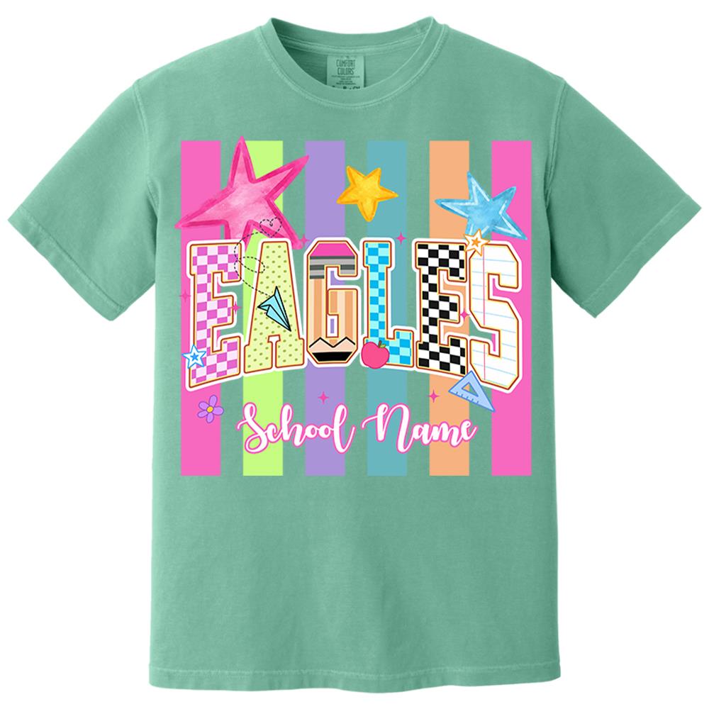 School Mascot Shirt Preppy - Custom Your Mascot School Spirit NA04 Nh00