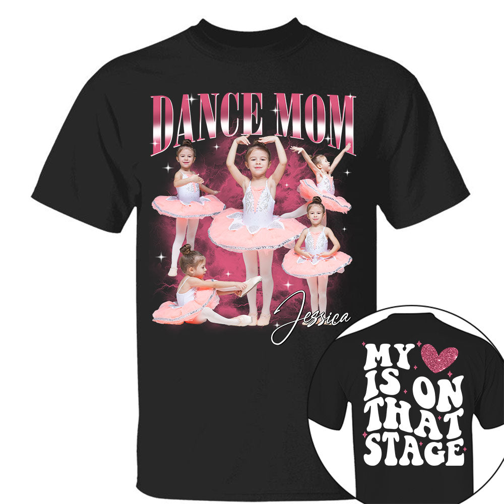 Dance Mom - Personalized Shirt For Dancing Lovers Custom Photos Shirt For Family NA04