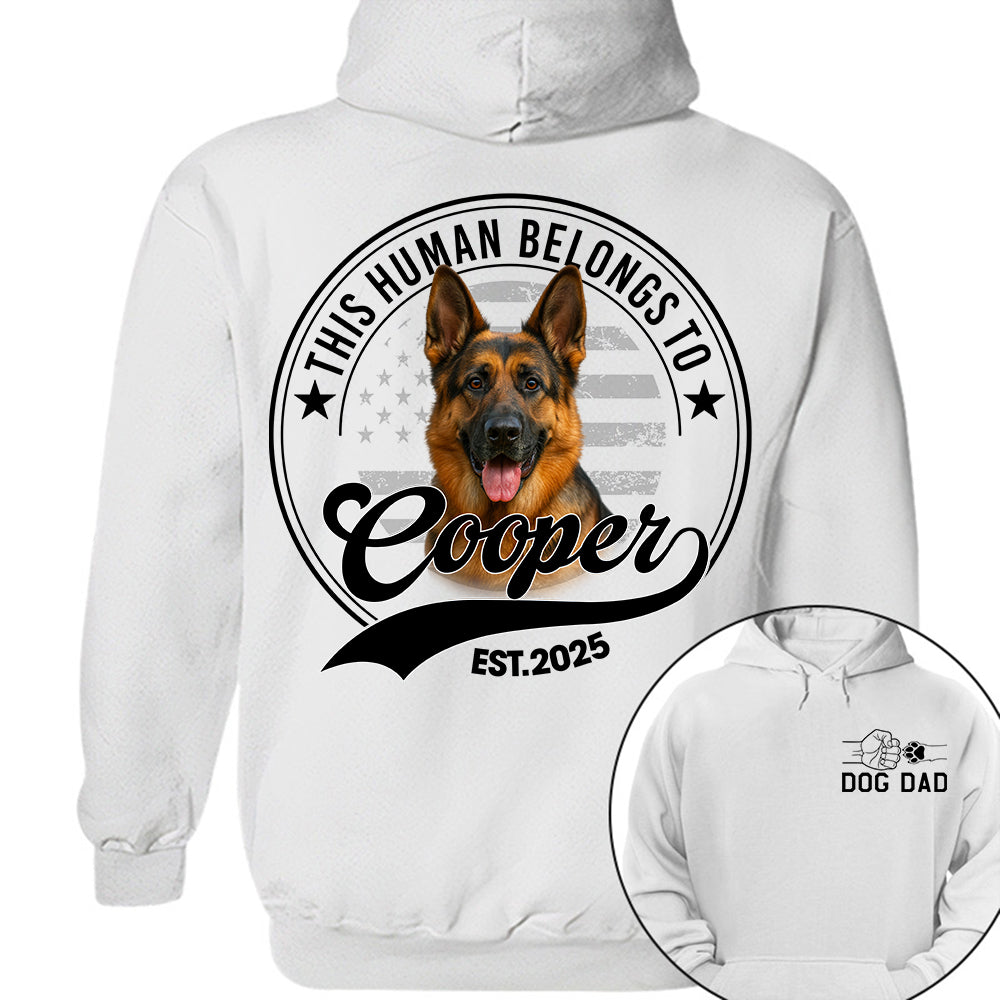 Personalized Dog Dad Mom Shirt, Custom Photo Dog, Gift For Dog Lover T1807