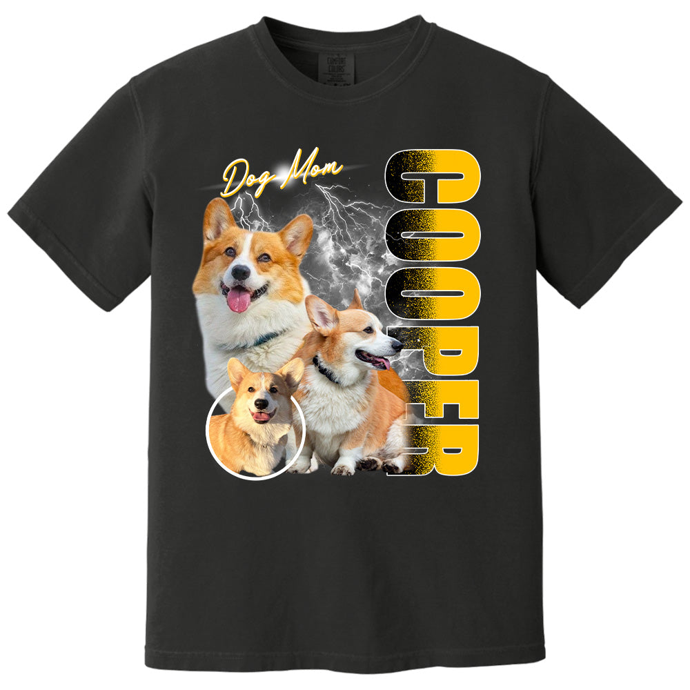 Custom Photo Dog Shirt - Personalized Dog Bootleg Shirt Vrs3 A2110