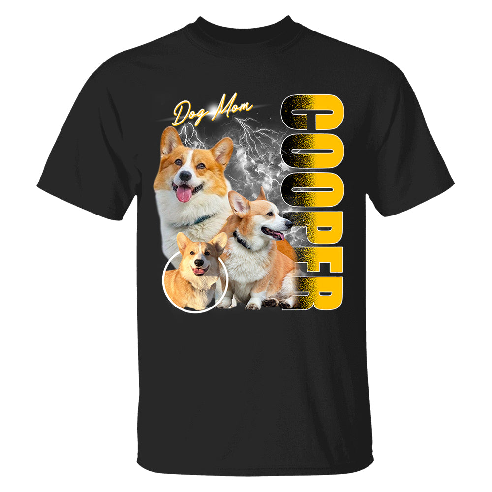 Custom Photo Dog Shirt - Personalized Dog Bootleg Shirt Vrs3 A2110