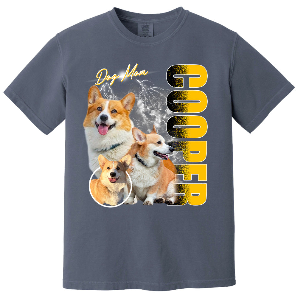 Custom Photo Dog Shirt - Personalized Dog Bootleg Shirt Vrs3 A2110