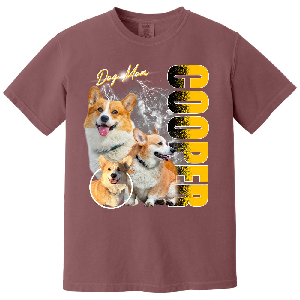 Custom Photo Dog Shirt - Personalized Dog Bootleg Shirt Vrs3 A2110