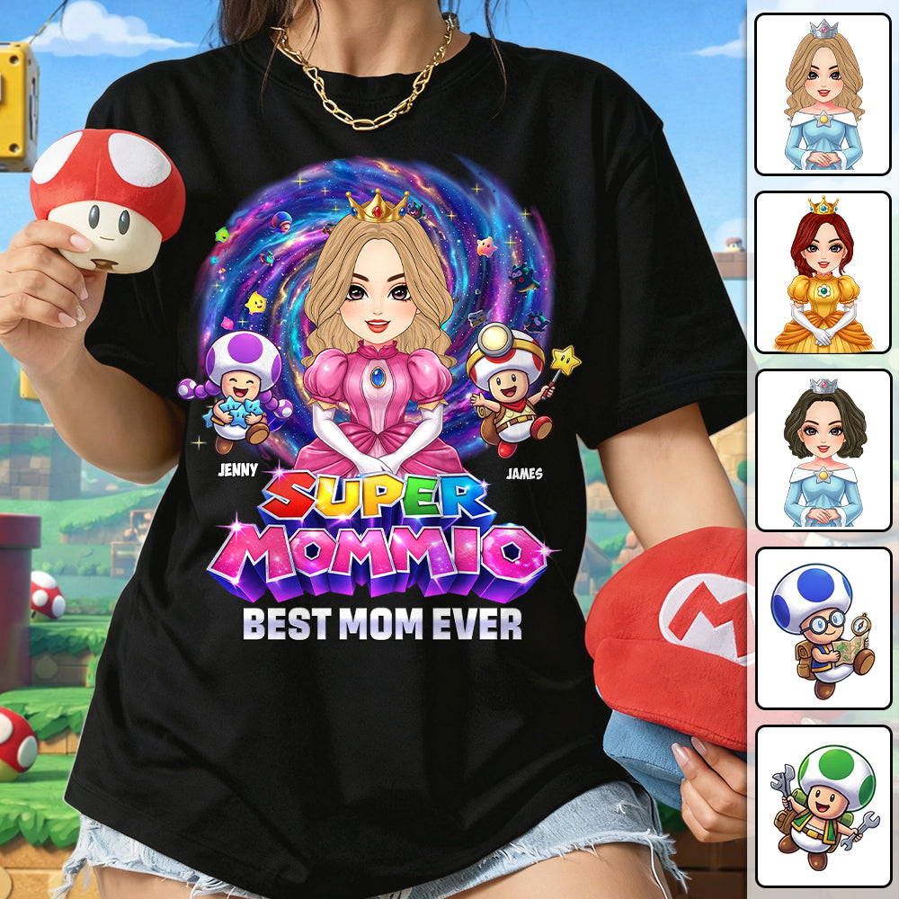 Super Mommio Best Mom Ever Custom Shirt, Gift For Mom, Mother's Day L0411 Hv01