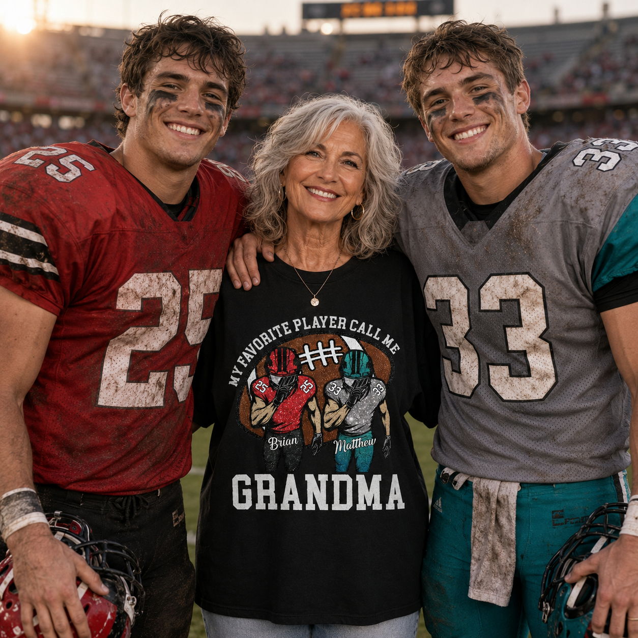My Favorite Player Call Me Mom Grandma Personalized Football Mom Grandma Shirt Gift For Sport Family T1807 TH23