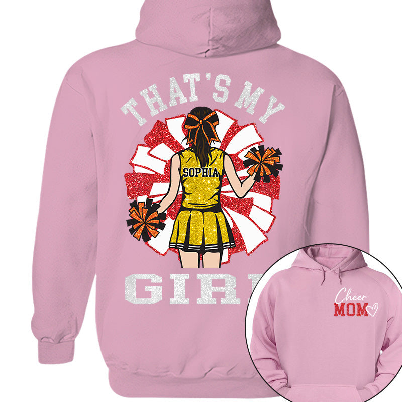 Personalized Cheer Mom Mom Shirt That's My Girl Shirt Gift For Cheerleader Family T1807