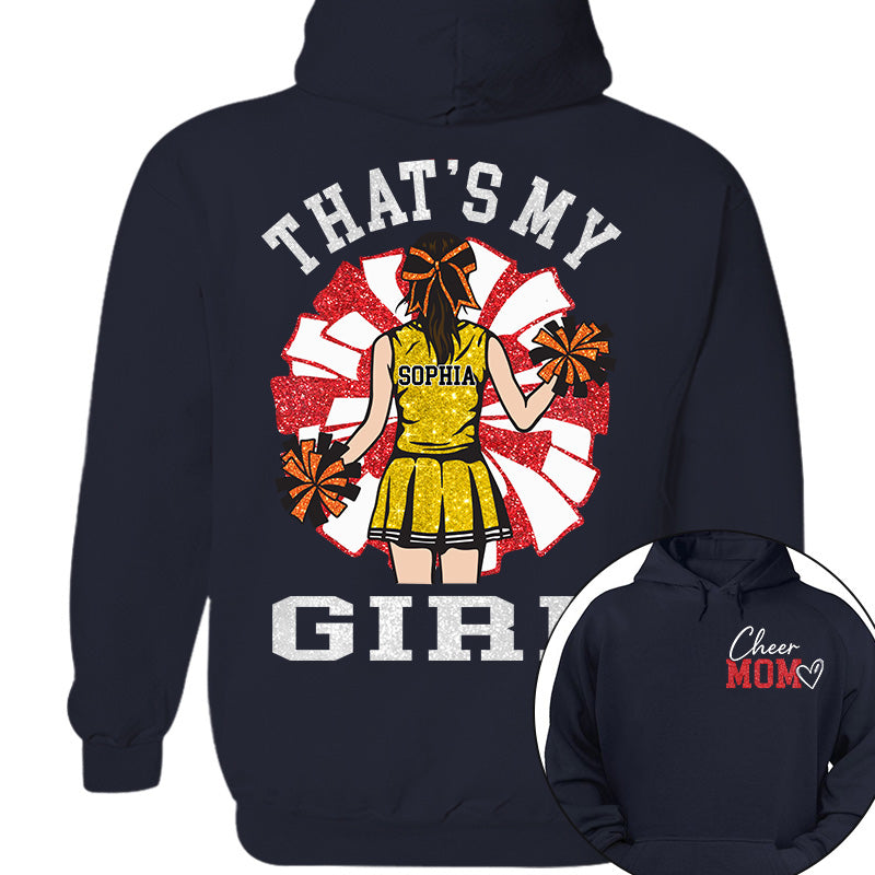Personalized Cheer Mom Mom Shirt That's My Girl Shirt Gift For Cheerleader Family T1807