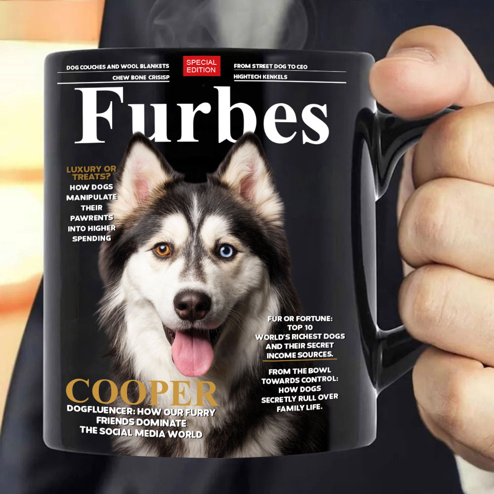Furbes - Custom Photo Dog Mug - Gift For Dog Lover T1807 Li29