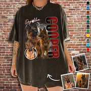 Custom Photo Dog Shirt - Personalized Dog Bootleg Shirt Vrs2 A2110