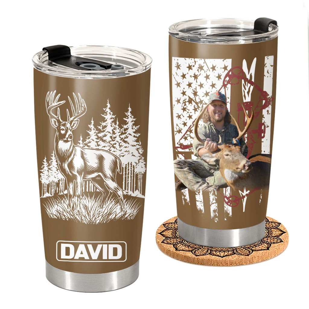 Personalized Hunting Tumbler Gifts for  Hunter, Christmas Gifts for Husband, Dad, Father's Day Pt99