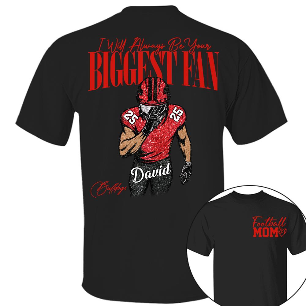 I'll Always Be Your Biggest Fan - Washed Tee Retro Bootleg Shirt For Football Players Na02 Hv01