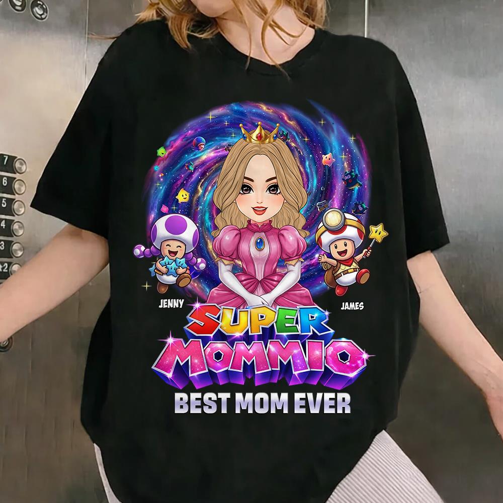 Super Mommio Best Mom Ever Custom Shirt, Gift For Mom, Mother's Day L0411 Hv01