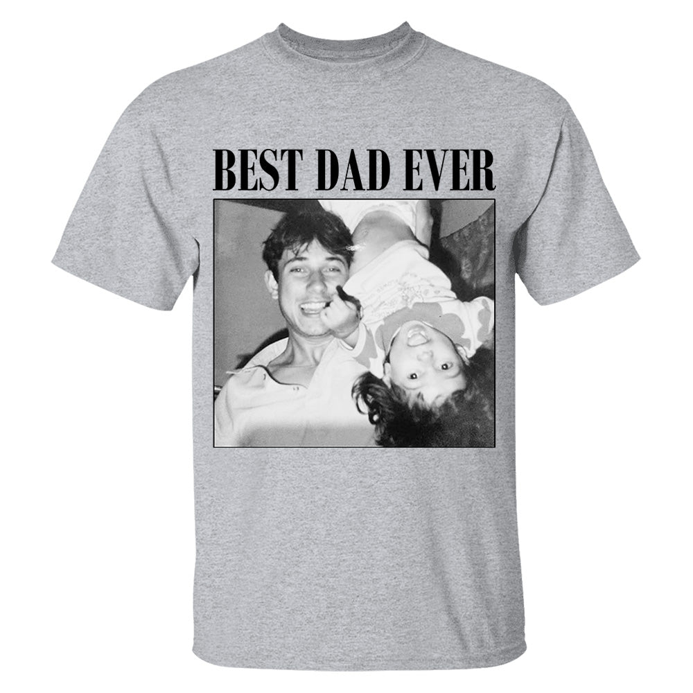 Custom Photo Dad Shirt, Personalised Comfort Colors Dad Shirt, Dad Picture Tshirt , Christmas Gift for Dad, Dad Tee, Dad Gift, Grandpa Gift VH01