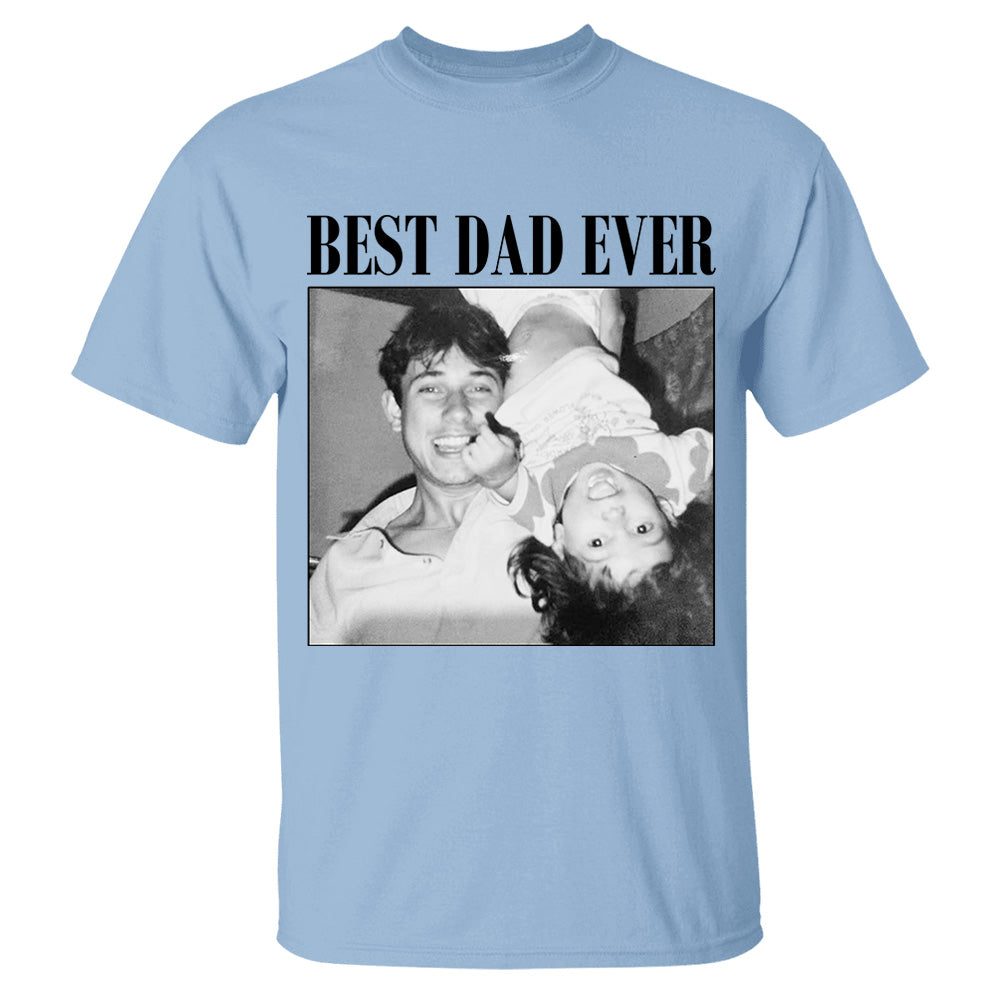Custom Photo Dad Shirt, Personalised Comfort Colors Dad Shirt, Dad Picture Tshirt , Christmas Gift for Dad, Dad Tee, Dad Gift, Grandpa Gift VH01